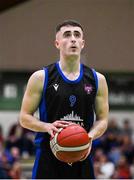 20 January 2024; James Hannigan of UCC Demons during the Basketball Ireland Pat Duffy National Cup Final match between Irish Guide Dogs Ballincollig and UCC Demons at the National Basketball Arena in Tallaght, Dublin. Photo by Seb Daly/Sportsfile