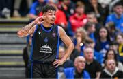 20 January 2024; James Beckom of UCC Demons during the Basketball Ireland Pat Duffy National Cup Final match between Irish Guide Dogs Ballincollig and UCC Demons at the National Basketball Arena in Tallaght, Dublin. Photo by Seb Daly/Sportsfile