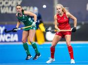 20 January 2024; Lily Walker of Great Britain during the FIH Women's Olympic Hockey Qualifying Tournament third/fourth place play-off match between Ireland and Great Britain at Campo de Hockey Hierba Tarongers in Valencia, Spain. Photo by Manuel Queimadelos/Sportsfile