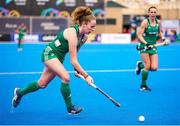 20 January 2024; Michelle Carey of Ireland during the FIH Women's Olympic Hockey Qualifying Tournament third/fourth place play-off match between Ireland and Great Britain at Campo de Hockey Hierba Tarongers in Valencia, Spain. Photo by Manuel Queimadelos/Sportsfile