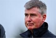 21 January 2024; Former Republic of Ireland manager Stephen Kenny in attendance during the PTSB Leinster Senior Cup Group A match between Malahide United and Dundalk at Gannon Park in Malahide, Dublin. Photo by Tyler Miller/Sportsfile