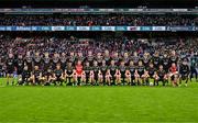 21 January 2024; St Brigid's panel before the AIB GAA Football All-Ireland Senior Club Championship Final match between Glen of Derry and St Brigid's of Roscommon at Croke Park in Dublin. Photo by Sam Barnes/Sportsfile
