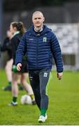20 January 2024; Kerry joint manager Darragh Long before the 2024 Lidl Ladies National Football League Division 1 Round 1 fixture between Dublin and Kerry at Parnell Park in Dublin. Photo by Stephen Marken/Sportsfile
