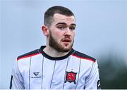 21 January 2024; Robert Mahon of Dundalk during the PTSB Leinster Senior Cup Group A match between Malahide United and Dundalk at Gannon Park in Malahide, Dublin. Photo by Tyler Miller/Sportsfile