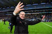 21 January 2024; Glen manager Malachy O'Rourke after his side's victory in the AIB GAA Football All-Ireland Senior Club Championship Final match between Glen of Derry and St Brigid's of Roscommon at Croke Park in Dublin. Photo by Piaras Ó Mídheach/Sportsfile