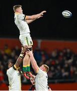 20 January 2024; Tom Pearson of Northampton Saints during the Investec Champions Cup Pool 3 Round 4 match between Munster and Northampton Saints at Thomond Park in Limerick. Photo by Brendan Moran/Sportsfile