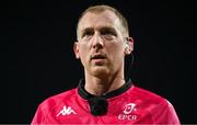 20 January 2024; Referee Tual Trainini during the Investec Champions Cup Pool 3 Round 4 match between Munster and Northampton Saints at Thomond Park in Limerick. Photo by Brendan Moran/Sportsfile