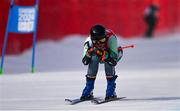 22 January 2024; Finlay Wilson of Team Ireland competes in the mens Alpine Combined Super-G event during day three of the Winter Youth Olympic Games 2024 at Gangwon in South Korea. Photo by Eóin Noonan/Sportsfile