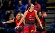 21 January 2024; Shannon Brady of Catalyst Fr Mathews during the Basketball Ireland Paudie O'Connor Cup Final match between Catalyst Fr Mathews and Gurranabraher Credit Union Brunell at the National Basketball Arena in Tallaght, Dublin. Photo by Seb Daly/Sportsfile