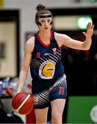 21 January 2024; Edel Thornton of Gurranabraher Credit Union Brunell during the Basketball Ireland Paudie O'Connor Cup Final match between Catalyst Fr Mathews and Gurranabraher Credit Union Brunell at the National Basketball Arena in Tallaght, Dublin. Photo by Seb Daly/Sportsfile