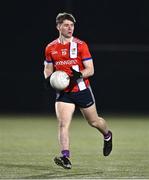 17 January 2024; Darragh Sweeney of MTU Cork during the Electric Ireland Higher Education GAA Sigerson Cup Round 2 match between MTU Cork and ATU Donegal at the GAA National Games Development Centre in Abbotstown, Dublin. Photo by Ben McShane/Sportsfile