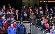 21 January 2024; President of Ireland Michael D Higgins in attendance at the AIB GAA Hurling All-Ireland Senior Club Championship Final match between O’Loughlin Gaels of Kilkenny and St. Thomas’ of Galway at Croke Park in Dublin. Photo by Piaras Ó Mídheach/Sportsfile