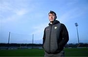 22 January 2024; Kerry captain Paudie Clifford poses for a portrait after a Kerry senior football media conference at Austin Stack Park in Tralee, Kerry. Photo by Brendan Moran/Sportsfile