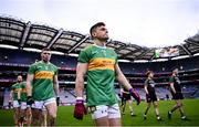 21 January 2024; Eunan Mulholland of Glen before the AIB GAA Football All-Ireland Senior Club Championship Final match between Glen of Derry and St Brigid's of Roscommon at Croke Park in Dublin. Photo by Ramsey Cardy/Sportsfile