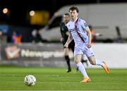 22 January 2024; Conor Kane of Drogheda United during the PTSB Leinster Senior Cup Group A match between Drogheda United and Bohemians at Weaver's Park in Drogheda, Louth. Photo by Ben McShane/Sportsfile