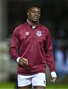22 January 2024; Osaze Irhue of Drogheda United before the PTSB Leinster Senior Cup Group A match between Drogheda United and Bohemians at Weaver's Park in Drogheda, Louth. Photo by Ben McShane/Sportsfile