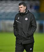 22 January 2024; Drogheda United manager Kevin Doherty before the PTSB Leinster Senior Cup Group A match between Drogheda United and Bohemians at Weaver's Park in Drogheda, Louth. Photo by Ben McShane/Sportsfile
