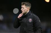 22 January 2024; Bohemians coach Carl Grehan before the PTSB Leinster Senior Cup Group A match between Drogheda United and Bohemians at Weaver's Park in Drogheda, Louth. Photo by Ben McShane/Sportsfile