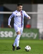 22 January 2024; Evan Wier of Drogheda United during the PTSB Leinster Senior Cup Group A match between Drogheda United and Bohemians at Weaver's Park in Drogheda, Louth. Photo by Ben McShane/Sportsfile