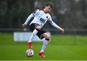 21 January 2024; Archie Davies of Dundalk during the PTSB Leinster Senior Cup Group A match between Malahide United and Dundalk at Gannon Park in Malahide, Dublin. Photo by Tyler Miller/Sportsfile