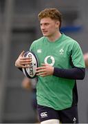 23 January 2024; Cian Prendergast during Ireland Rugby squad training at the IRFU High Performance Centre at the Sport Ireland Campus in Dublin. Photo by Harry Murphy/Sportsfile