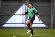 23 January 2024; Cian Healy during Ireland Rugby squad training at the IRFU High Performance Centre at the Sport Ireland Campus in Dublin. Photo by Harry Murphy/Sportsfile