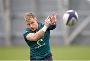 23 January 2024; Craig Casey during Ireland Rugby squad training at the IRFU High Performance Centre at the Sport Ireland Campus in Dublin. Photo by Harry Murphy/Sportsfile