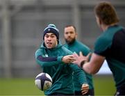 23 January 2024; Jack Crowley during Ireland Rugby squad training at the IRFU High Performance Centre at the Sport Ireland Campus in Dublin. Photo by Harry Murphy/Sportsfile