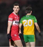20 January 2024; Shane McGuigan of Derry during the Bank of Ireland Dr McKenna Cup final match between Derry and Donegal at O'Neills Healy Park in Omagh, Tyrone. Photo by Ramsey Cardy/Sportsfile