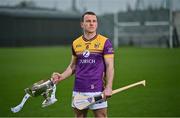 24 January 2024; Wexford hurler Kevin Foley poses for a portrait during the launch for the 2024 Dioralyte Walsh Cup Final Launch at the GAA National Games Development Centre in Abbotstown, Dublin, ahead of Sunday's final between Galway and Wexford. Photo by David Fitzgerald/Sportsfile