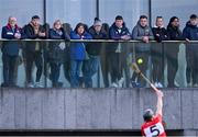 24 January 2024; Spectators during the Electric Ireland Higher Education GAA Fitzgibbon Cup Round 2 match between Mary Immaculate College Limerick and UCC at MICL Grounds in Limerick. Photo by Piaras Ó Mídheach/Sportsfile