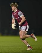 23 January 2024; James McLoughlin of University of Galway during the Electric Ireland Higher Education GAA Sigerson Cup Round 3 match between University of Galway and St Mary's University College at GAA National Games Development Centre in Abbotstown, Dublin. Photo by Brendan Moran/Sportsfile