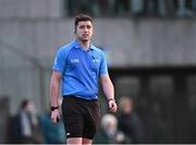 24 January 2024; Referee Brian Keon during the Electric Ireland Higher Education GAA Fitzgibbon Cup Round 2 match between Mary Immaculate College Limerick and UCC at MICL Grounds in Limerick. Photo by Piaras Ó Mídheach/Sportsfile