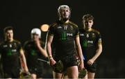 24 January 2024; Eoghan Connolly of TUS Midwest, 17, and his team-mates leave the pitch at half-time of the Electric Ireland Higher Education GAA Fitzgibbon Cup Round 2 match between University of Limerick and TUS Midwest at UL Grounds in Limerick. Photo by Piaras Ó Mídheach/Sportsfile