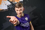 24 January 2024; Reece Webb poses for a portrait during a Wexford FC squad portraits session at the SETU Carlow Campus. Photo by Stephen McCarthy/Sportsfile