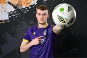 24 January 2024; James Crawford poses for a portrait during a Wexford FC squad portraits session at the SETU Carlow Campus. Photo by Stephen McCarthy/Sportsfile