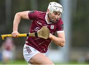 20 January 2024; Jason Flynn of Galway during the Dioralyte Walsh Cup semi-final match between Dublin and Galway at Parnell Park in Dublin. Photo by Stephen Marken/Sportsfile