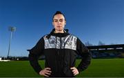 26 January 2024; Shamrock Rovers Women’s player Jessica Hennessy during the Shamrock Rovers Women's Aid partnership announcement at Tallaght Stadium in Dublin. Photo by Piaras Ó Mídheach/Sportsfile