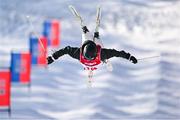 27 January 2024; Thomas Dooley of Team Ireland competes in the mens dual moguls event during day eight of the Winter Youth Olympic Games 2024 at Gangwon in South Korea. Photo by Eóin Noonan/Sportsfile