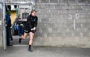 27 January 2024; Ultán Kelm of Fermanagh makes his way out to the warm-up before the Allianz Football League Division 2 match between Meath and Fermanagh at Páirc Tailteann in Navan, Meath. Photo by Tyler Miller/Sportsfile