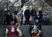 27 January 2024; Spectators during the Lidl LGFA National League Division 1 Round 2 match between Galway and Mayo at Duggan Park in Ballinasloe, Galway. Photo by Piaras Ó Mídheach/Sportsfile