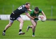27 January 2024; Diarmuid Moriarty of Meath in action against Aidan Breen of Fermanagh during the Allianz Football League Division 2 match between Meath and Fermanagh at Páirc Tailteann in Navan, Meath. Photo by Tyler Miller/Sportsfile