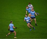 27 January 2024; Dublin captain James McCarthy holds possession during the Allianz Football League Division 1 match between Dublin and Monaghan at Croke Park in Dublin. Photo by Ray McManus/Sportsfile