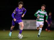 27 January 2024; Brandon McCann of Wexford during the pre-season friendly match between Shamrock Rovers and Wexford at Roadstone Group Sports Club in Dublin. Photo by Stephen McCarthy/Sportsfile