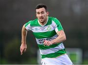 27 January 2024; Aaron Greene of Shamrock Rovers during the pre-season friendly match between Shamrock Rovers and Wexford at Roadstone Group Sports Club in Dublin. Photo by Stephen McCarthy/Sportsfile