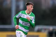 27 January 2024; Darragh Burns of Shamrock Rovers during the pre-season friendly match between Shamrock Rovers and Wexford at Roadstone Group Sports Club in Dublin. Photo by Stephen McCarthy/Sportsfile