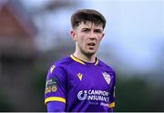 27 January 2024; Kian Corbally of Wexford during the pre-season friendly match between Shamrock Rovers and Wexford at Roadstone Group Sports Club in Dublin. Photo by Stephen McCarthy/Sportsfile