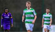 27 January 2024; Conan Noonan of Shamrock Rovers during the pre-season friendly match between Shamrock Rovers and Wexford at Roadstone Group Sports Club in Dublin. Photo by Stephen McCarthy/Sportsfile