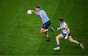 27 January 2024; Ciarán Kilkenny of Dublin in action against Michael Hamill of Monaghan during the Allianz Football League Division 1 match between Dublin and Monaghan at Croke Park in Dublin. Photo by Ray McManus/Sportsfile