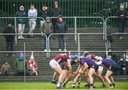 28 January 2024; Spectators watch the action during the Dioralyte Walsh Cup Final match between Wexford and Galway at Netwatch Cullen Park in Carlow. Photo by Seb Daly/Sportsfile